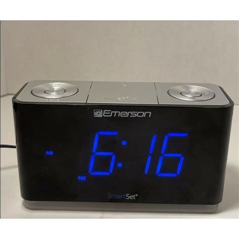 emerson cks1507|emerson auto set alarm clock.